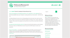 Desktop Screenshot of malwareresearch.org